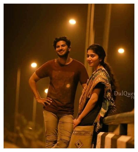 Sai Pallavi And Dulquer Salman, Valentines Video, Bliss Movie, Dulquer Salman, Movies Malayalam, Surya Actor, Dulquer Salmaan, Action Movie Poster, Actors Illustration