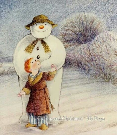 The Snowman Raymond Briggs, Raymond Briggs, Christmas Films, Childrens Books Illustrations, The Snowman, Childrens Illustrations, Children's Book Illustration, Christmas Pictures, Christmas Movies