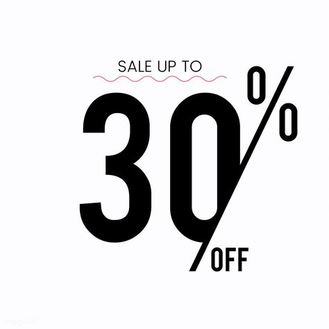 Sale up to 30 percent off promotion vector | free image by rawpixel.com Sale Gif, Business Marketing Design, 30 Percent Off, Instagram Graphics, Promotional Design, Sale Banner, For Sale Sign, Marketing Design, Instagram Icons