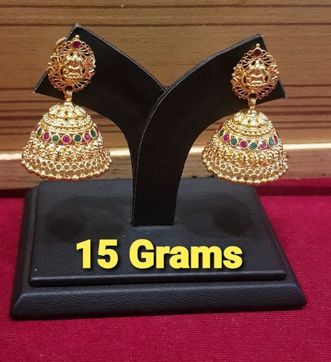 Kammalu Buttalu, Buttalu Designs, Gold Buttalu, Gold Earrings Design, Pretty Gold Necklaces, Gold Jhumkas, 22 Carat Gold Jewellery, Hair Smoothing, Jhumka Designs