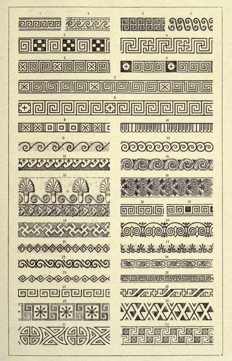 Textile Pattern Design Fashion, Diy Calligraphy, Saree Painting Designs, Armband Tattoos, Greek Pattern, Greek Pottery, Stone World, Celtic Tattoos, Textile Pattern Design