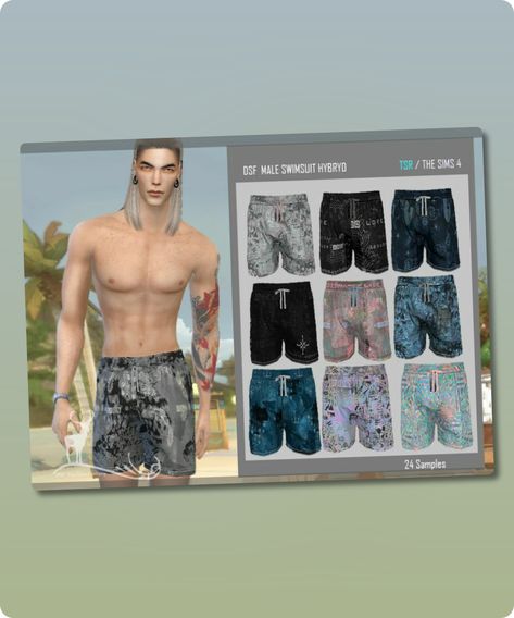 Sims 4 Male Shoe CC: Male Swimwear Hybran By Dansimsfantasy Sims 4 Cc Bathing Suit Male, Sims 4 Male Swimwear, Male Swimwear, Sims 4 Male, Swimming Wear, Mod Jacket, Sims 4 Cc Download, Cc Shoes, Male Shoes