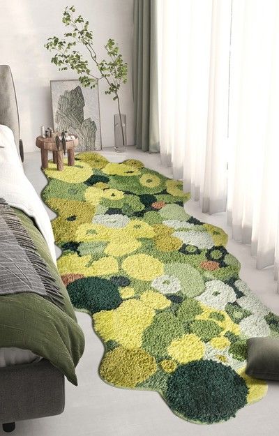 Forest Home Deam Garden Nature Plant Soft Mat Moss Rugs Carpets Decor · sugarplum · Online Store Powered by Storenvy Tuffed Rug, Making Rugs, Forest Room, Moss Rug, Nature Room, Interior Design Per La Casa, Carpet Decor, House Deco, Moss Art