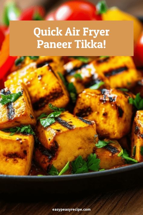 Grilled paneer tikka cubes garnished with fresh herbs on a plate, cooked using an air fryer. Air Fryer Paneer, Paneer Tikka Recipe, Paneer Tikka Masala Recipe, Modern Cooking, Beetroot Recipes, Easy Zucchini Recipes, Tikka Recipe, Easy Peasy Recipes, Tikka Masala Recipe