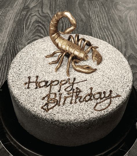 Scorpio Themed Party, Birthday Scorpio, Scorpio Birthday Ideas, Scorpio Birthday Theme, Scorpio Party Theme, Birthday Cake Scorpio, Scorpio Party, Scorpion Cake, Scorpio Baby Cake