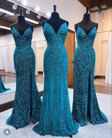 A Line Sparkle Prom Dress, Uncommon Prom Dresses, Prom Dresses Teal Turquoise, Long Sleeved Prom Dress, Dark Turquoise Prom Dress, Dark Teal Prom Dress, Cyan Prom Dress, Prom Dresses Turquoise, Turquoise Prom Dress