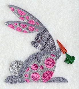 Polka Dot Bunny Embroidery Library Design, Library Embroidery, Freestanding Lace Embroidery, Animal Embroidery Designs, Holiday Flower, Dog Shop, Animal Embroidery, Free Machine Embroidery Designs, Halloween Animals