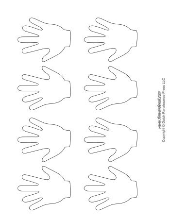 A set of black and white handprint templates for classroom arts and crafts. Winter Snowman Craft, Puzzle Piece Template, Hand Outline, Triangle Template, Christian Preschool, Feelings Activities, Children's Church Crafts, Shape Templates, Free Preschool Worksheets