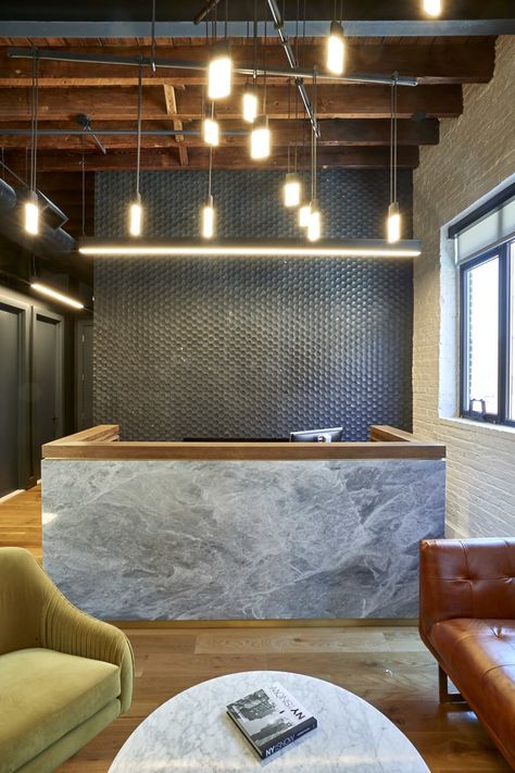 Williamsburg Law Office | StudioSC | Archinect Law Firm Office, Law Office Design, Law Office Decor, Industrial Office Design, Office Tour, Loft Office, New York Office, Modern Office Interiors, Corporate Office Design