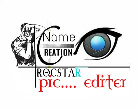 Pic....editer Creation Logo Png, Creation Logo, Photography Name Logo, Camera Logos Design, Png Images For Editing, Photoshop Logo, Photography Names, Edit Logo, Camera Logo