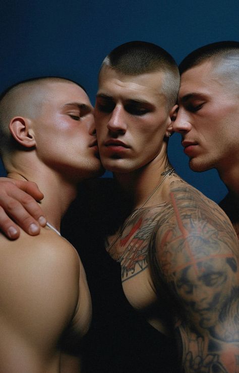 Gay Men Photography, Men Posing Reference, Muscle Back Men, Cool Male Poses Reference, Male Art Men Photography, Men Kiss Reference, Two Males Pose Reference, Gay Men Photography Poses, Men Reference Pose