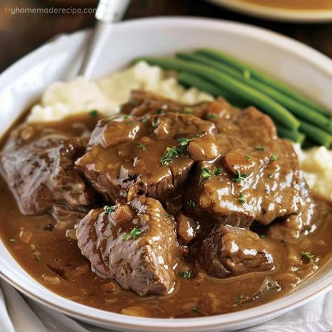 Crock Pot Cubed Steak | Easy and Delicious Slow Cooker Recipe - My Home Made Recipe Crock Pot Cubed Steak And Gravy Crockpot, Crockpot Deer Cube Steak, Crock Pot Beef Cubes Recipes, Cubed Round Steak Recipes Crock Pot, Crock Pot Cube Steak Slow Cooker, Smothered Cubed Steak And Gravy, Crockpot Cubed Steak And Gravy, Crock Pot Cubed Steak And Gravy, Beef Cubes Recipe Crock Pots