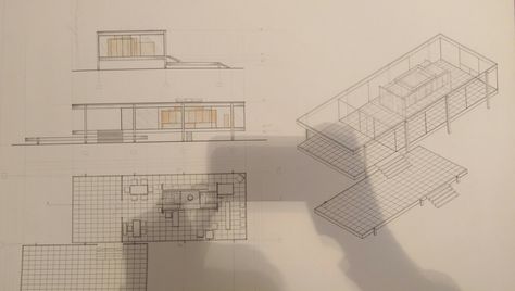 Farnsworth house #plan Farnsworth House Sketch, Farnsworth House Plan, House Plan Layout, Craftsman Bedding, Farnsworth House, Plan Layout, House Sketch, Layout Architecture, House Design Kitchen