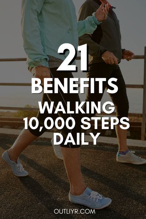 Know the reasons why many health professionals and coaches always advocate for walking 10k steps a day . from weight loss to increasing your life span, there are a plethora of benefits to walking 10,000 steps.   Learn more about the benefits of walking 10k steps by click on the pin.  #10ksteps #walkingbenefits #biohacking The Benefits Of Walking, Daily Walking Benefits, Benefits Of Walking 10000 Steps, 10k Steps A Day Benefits, Benefits Of Walking 1 Hour A Day, Walking 10k Steps A Day, 10 K Steps A Day, 10000 Steps A Day Before And After, 10k Steps A Day Before And After