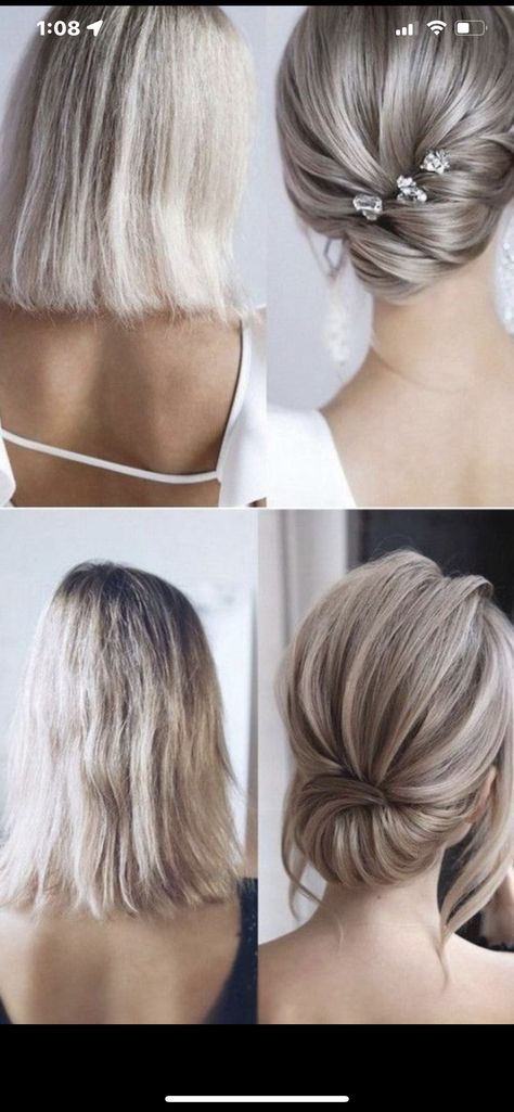 Style For Wedding, Sanggul Modern, Wedding Hairstyles Medium Length, Classic Updo, Simple Wedding Hairstyles, Fall Hair Color For Brunettes, Up Dos For Medium Hair, Hairstyles For Medium Length Hair Easy, Updos For Medium Length Hair