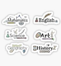 Math Stickers Stickers | Redbubble Subject Stickers, Penanda Buku, Science Stickers, Homemade Stickers, Desain Buklet, Tumblr Stickers, Bullet Journal School, School Stickers, Bullet Journal Stickers