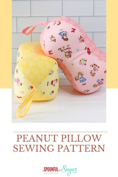 Neck Pillow Sewing Pattern, Travel Pillow Diy, Neck Pillow Pattern, Pillow Sewing, Shaped Pillows, A Spoonful Of Sugar, Travel Neck Pillow, Neck Support Pillow, Neck Pillow Travel