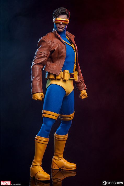 Marvel Cyclops, Cyclops X Men, Cyclops Marvel, Yellow Gloves, Character Statue, Marvel Collectibles, Famous Comics, Marvel Action Figures, Arte Dc Comics