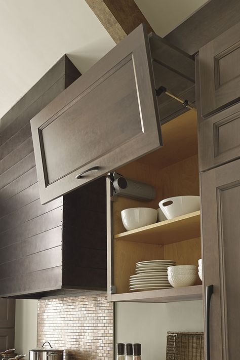 Our Bi-fold Cabinet Door Hinge for wall cabinets provides maximum interior accessibility; hinged, double high doors appear stacked, and open awning-style. Types Of Cabinet Doors, Kitchen Cabinets Hinges, Diy Cabinet Doors, Hinges For Cabinets, Smitten Kitchen, Kitchen Ceiling, Types Of Cabinets, Garage Cabinets, Kitchen Cabinet Doors