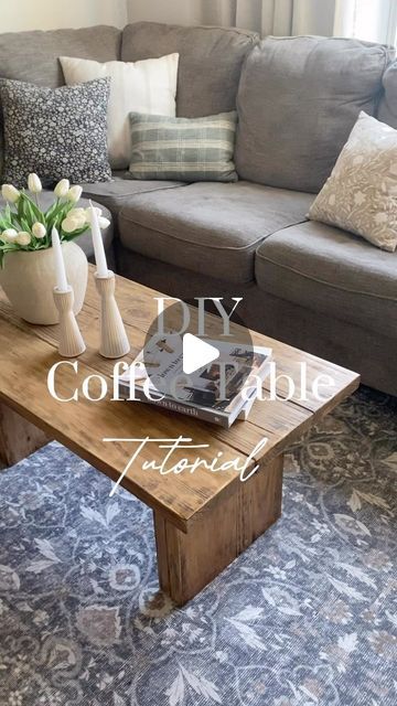 Natalie Sander on Instagram: "DIY Coffee Table 

This was such a fun project and saved me so much money making my own table. This is also very DIY beginner friendly costing around $45! 

What I used: 

* 2x8x8 yellow pine wood - I had @loweshomeimprovement cut the wood for me in the store. I got 3 pieces that are 40 inches for the top and 8 pieces that are 16 inches for the legs 
* wood glue 
* sanding pads 
* angled brackets to connect the legs to the table 
* wire brush attached for a drill - to distress the wood 
* 1st coat - Minwax color wash - white wash 
* 2nd & 3rd coat - Minwax Early American 
* top coat - Varathane polyurethane, water based - crystal clear satin 

Would you try this?? 

Follow @sanderhomeinteriors for more DIY and home inspiration. 
.
.
.
.
.
#diy #diytutorial #di Minwax Color Wash, Minwax Early American, Diy Coffee Table Plans, Minwax Colors, Distressed Coffee Table, Diy Farmhouse Coffee Table, Diy Beginner, Coffee Table Farmhouse, Diy Coffee Table