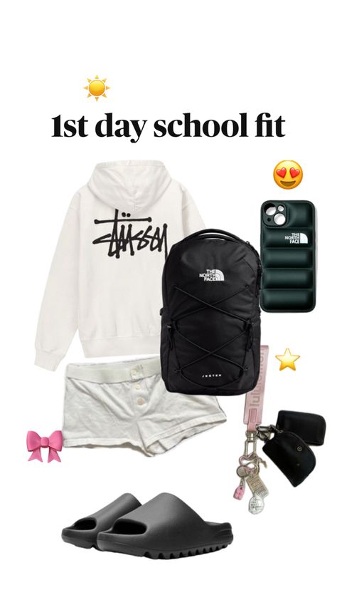 North Face Jester, Gym School, My Gym, 1st Day, School Fits, School Bag, Aesthetic Clothes, The North Face, Cute Outfits