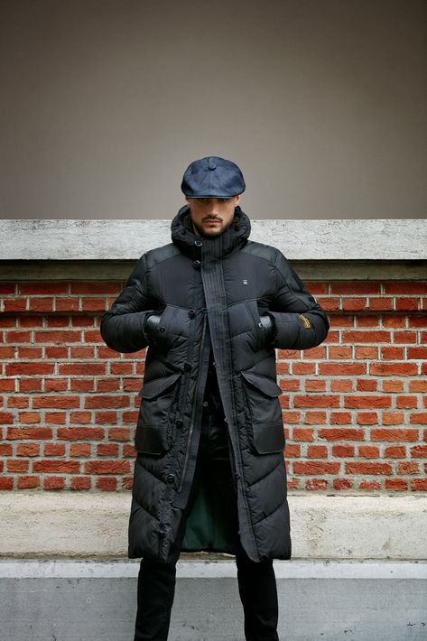 Prepare for all weather. New Winter Jackets are here. #HardcoreDenim #GStarRAW Parka Men Outfit, Winter Coat Men, Winter Jackets For Men, Black Hooded Jacket, Mens Fashion Rugged, Mens Parka, Coat Men, Mens Winter Coat, Winter Outfits Men