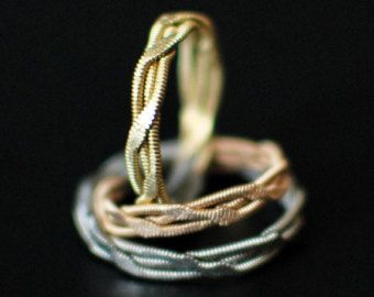 Guitar String Ring, String Ring, Guitar Jewelry, Guitar String Jewelry, Guitar String Bracelet, String Jewelry, Diy Ring, Guitar Gifts, Unique Guitars