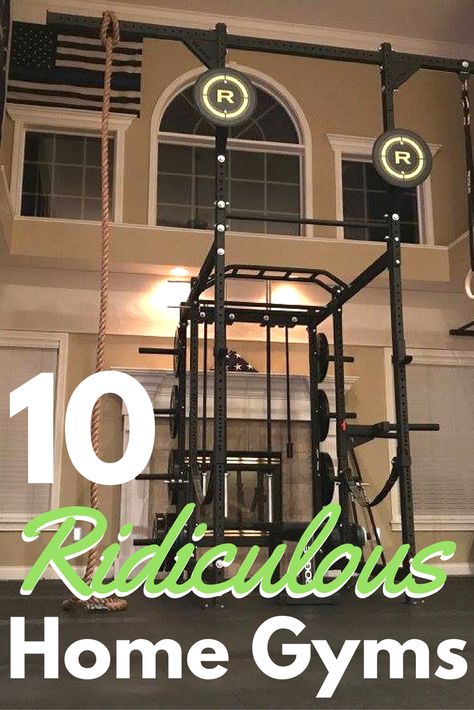 Here are 10 of the most RIDICULOUS Home Gyms that Readers have sent in! Ultimate Home Gym, Rep Fitness Home Gym, Home Gym Separate Building, Rogue Gym Home, Patio Gym, Mma Garage Gym, Best Home Gym Setup, Gym Plan For Women, Outdoor Home Gym