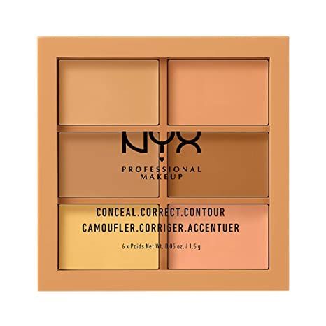 Ultimate Color Correcting Concealer Palette: This palette features 6 color correcting concealers expertly chosen to work together to conceal problem areas. Correct and Conceal: Our palette helps conceal trouble spots and visibly correct discolorations; Light and medium camouflage imperfections, yellow and peach conceal dullness and dark circles, green covers redness, purple and pink brighten Color Correcting Concealer Palette, Color Correcting Concealer, Correcting Concealer, Highlighter And Bronzer, Concealer Palette, Concealer Colors, Face Palette, Contour Palette, Affordable Makeup