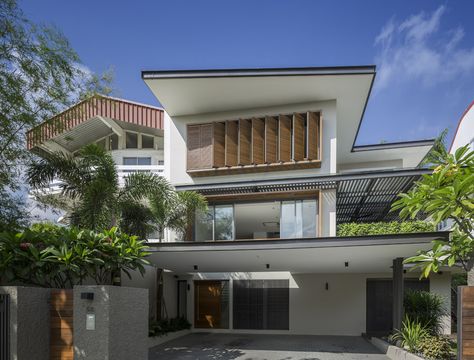 Malaysia Home Design, Malaysian House, Singapore House, Modern Tropical House, Mount Sinai, House Floor Design, House Design Pictures, Bungalow Design, Secret Gardens