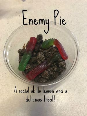 Enemy Pie Activities, Enemy Pie, Pie Craft, Friendship Problems, Friendship Crafts, Friendship Lessons, Social Skills Lessons, Calming Corner, Social Skills Activities