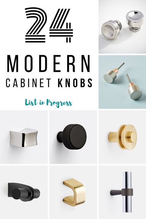 Modern Kitchen Knobs, Mid Century Modern Door, Bathroom Cabinet Knobs, Kitchen Cupboard Knobs, Kitchen Knobs And Pulls, Bathroom Knobs, Modern Cabinet Knobs, Stylish Kitchen Design, Kitchen Cupboard Doors