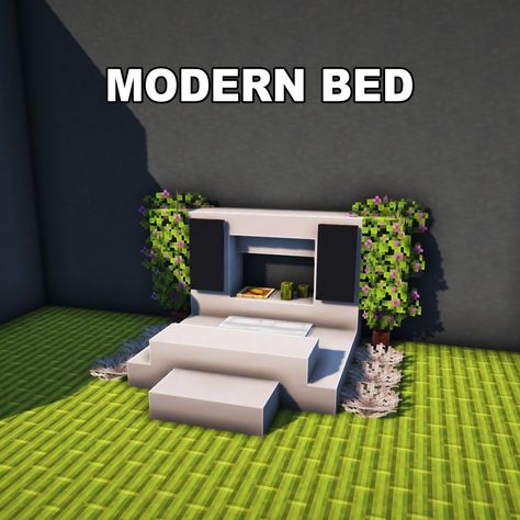 Minecraft Modern Bed ✅ Follow for OP Minecraft Builds 📢 Share with your Friends 💬 Rate this Build 1-10 🔖Tags 🔖 #minecraft #minecraftbuilds #minecrafters #minecraftpe #minecraftmemes #mınecraftideas #minecraftbuild #minecraftbuilding #minecraftbuilding #minecrafttutorial #minecraftonly #mcpe #minecraftpc #minecraftcreations #minecraftdaily #minecraftdesign #minecraftjava #minecrafts #minecraftyoutuber #gaming Minecraft Bed Ideas Modern, Minecraft Bedroom Ideas Modern, Minecraft Modern Decoration, Modern Bed Minecraft, Minecraft Closet Design, Minecraft Conversation Pit, Minecraft Bedroom Modern, Modern Bedroom Minecraft, Minecraft Outdoor Decorations