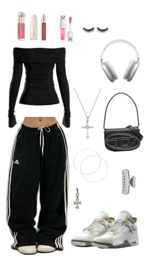 Outfit Inspo Casual, 2000s Fashion Outfits, Looks Street Style, Easy Trendy Outfits, Simple Trendy Outfits, Cute Everyday Outfits, Really Cute Outfits, Cute Simple Outfits, Teenage Fashion Outfits