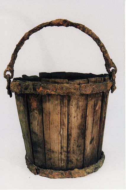 Bucket of Wood by Jos Lippold, via Flickr Birthday Editing, Grandma House, Peter And The Starcatcher, Old Bucket, Wooden Bucket, The Volunteers, Paper Dolls Clothing, Props Art, Farm Tools