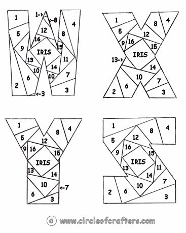 Alphabet letter templates