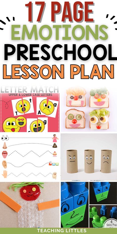 Understanding emotions and the five senses is an essential lesson that can begin with preschoolers. Check out 19 pages of engaging, creative, and fun activities designed to help your littles explore their feelings and sensory experiences in a meaningful way! Emotions Activities For Kindergarten, Friends And Feelings Preschool Theme, Emotion Curriculum Preschool, Montessori Emotions Activities, Emotion Activities For Preschool Crafts, Emotion Theme Preschool Activities, Preschool Emotions Theme, Social And Emotional Activities Toddlers, Emotions Theme Preschool