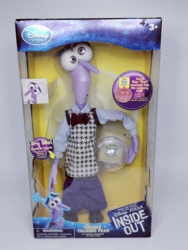 Disney Store Pixar Inside Out Deluxe Talking / Light Up FEAR 10" Doll Figure Inside Out Toys, Fear Inside Out, Disney Store Toys, Pixar Inside Out, Disney Princess Toys, Movie Inside Out, Kids Part, Princess Toys, Disney Inside Out