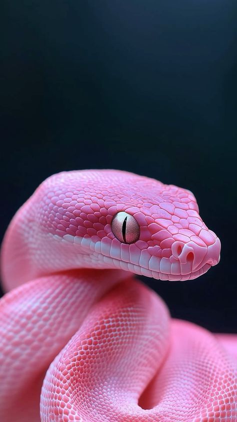 Cute Snake Pictures, Fuzzy Snake, Mythical Snake, Snake Picture, Snake Pink, Iphone Wallpaper Gradient, Animal Mix, Cute Snakes, Wallpaper Gradient