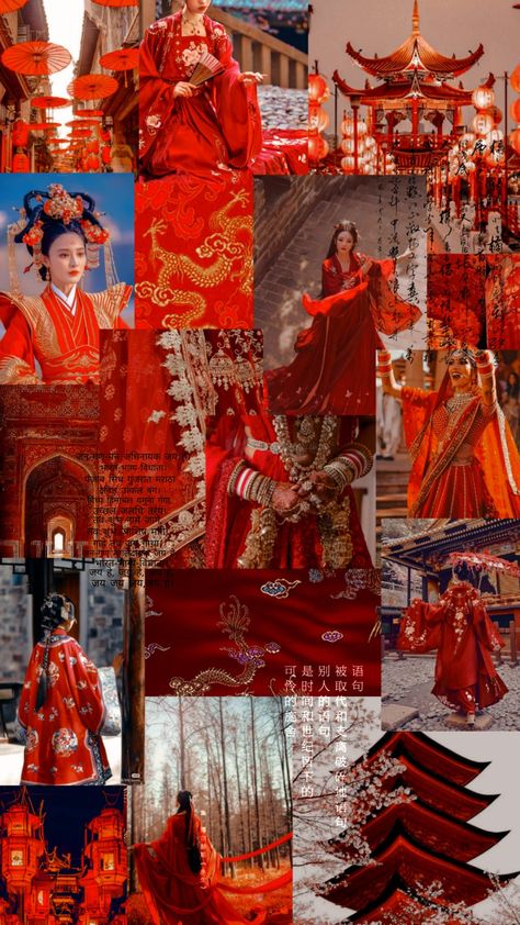 Chinese Moodboard Aesthetic, China Culture Clothes, China Culture Aesthetic, Japan Moodboard Aesthetic, India Wallpapers Aesthetic, China Astethic, Red Chinese Aesthetic, Red Mood Board Aesthetic, Asian Culture Aesthetic