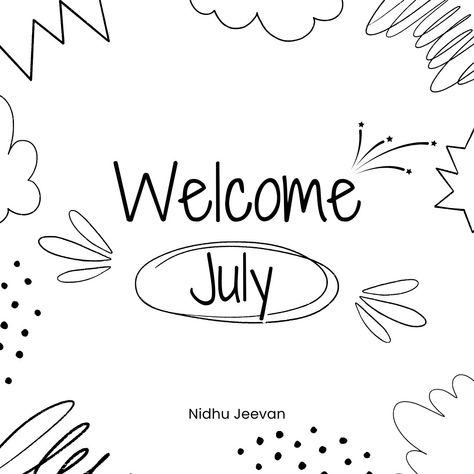 Welcome July! Just be YOU, because YOU are Unique, Worthy and Amazing! 🍹࿐ ࿔*:･ﾟ 🦋🌿🌞🧃⛱🌊🍦 #julymonth#welcomejuly #julyvibes #happymonthquotes #happyjuly #newmonthquotes #july2024 #nidhujeevan Welcome July, New Month Quotes, Happy July, Just Be You, Quotes, Instagram