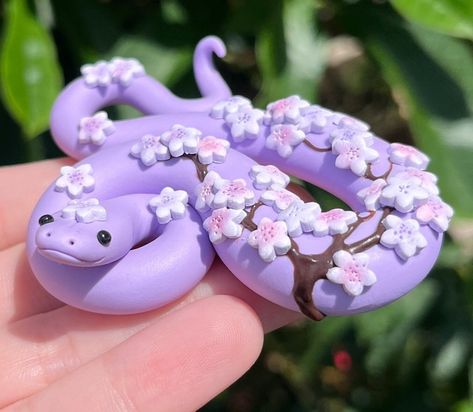 figurines,snake,frog,etsy Clay Snake Ideas, Polymer Snake, Kawaii Sculpture, Clay Snake Sculpture, Snake Figurines, Clay Snakes, Polymer Clay Snake, Clay Snake, Mushroom Crafts