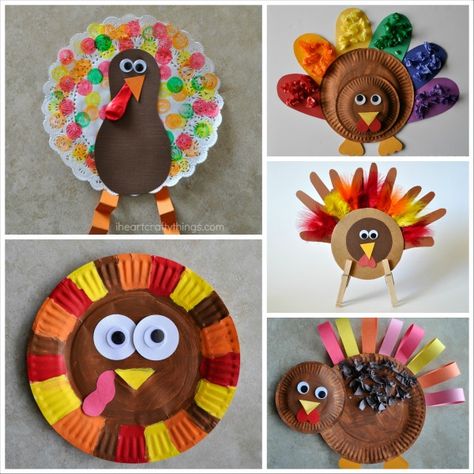 Mayflower Ship, Paper Plate Turkey, Thanksgiving Arts And Crafts, Craft Thanksgiving, Thanksgiving Crafts For Toddlers, Thanksgiving Crafts Preschool, Easy Thanksgiving Crafts, Ship Craft, Turkey Crafts