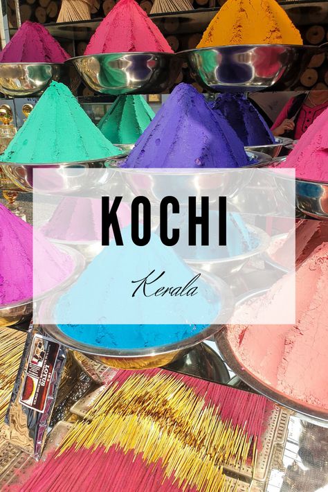 Best Places to Visit in Kochi, Kerala: One Day Guide - While I'm Young Cochin India, Common Era, Selling Essential Oils, Kerala Backwaters, Kerala Travel, Kochi Kerala, India Photography, Colorful Murals, Travel Globe