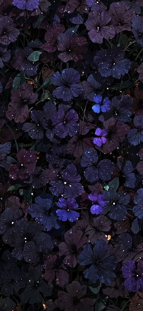 Purple Background Ipad, Dark Purple Aesthetic Wallpaper Iphone, Dark Purple Wallpaper Iphone, Purple Aesthetic Homescreen, Wallpapers Flowers, Ipad Layout, Mushroom Wallpaper, Purple Flowers Wallpaper, Dark Wallpapers