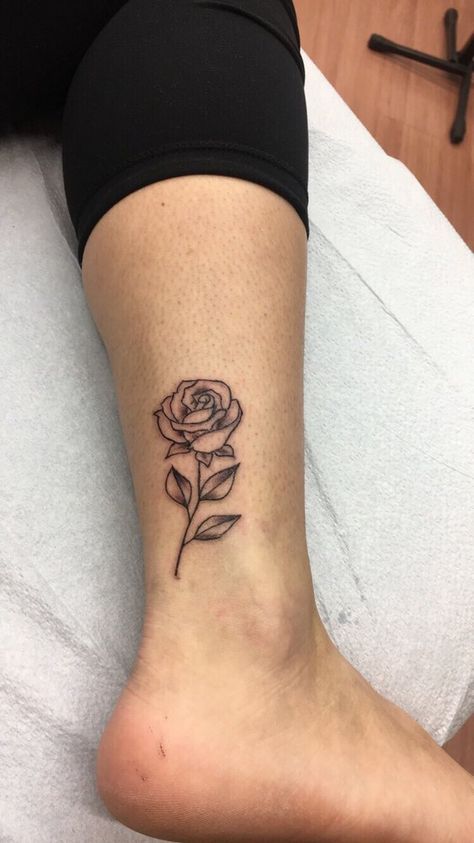 Rose Tattoos Ankle, Roses Ankle Tattoo, Rose Tattoo Ankle, Rose On Ankle Tattoo, Rose Ankle Tattoo, Small Rose Tattoo Ankle, Rose Ankle Tattoos For Women, Rose On Feet Tattoo, Little Rose Tattoos