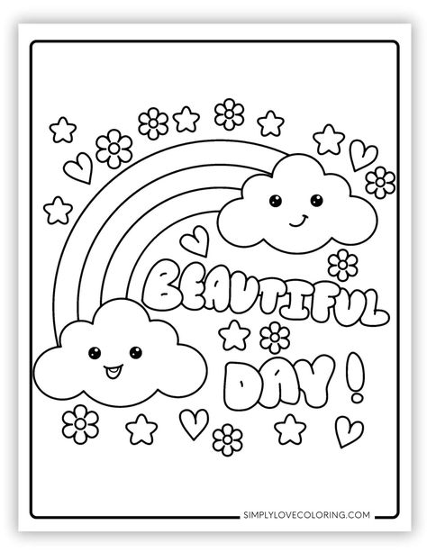 Free Rainbow Coloring Pages are the perfect activity for homeschooling, classrooms, teachers, kids' activities, and educational activities. Free Rainbow Coloring Pages, Rainbow Coloring Pages Free Printable, Rainbow Coloring Page, Earth Day Coloring Pages, Colouring Pictures, Rainbow Activities, Rainbow Printable, Preschool Classroom Decor, Long Vowel