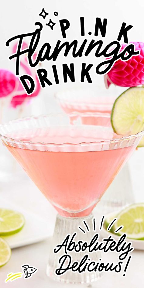 Our pink flamingo drink boasts a beautiful, vibrant pink color and sweet pink lemonade flavor. Pink Flamingo Drink, Pink Lemonade Cocktail, Flamingo Drink, Lemonade Cocktail, Flamingo Theme, Colorful Cocktails, Pink Cocktails, Fruity Drinks, Jello Shots