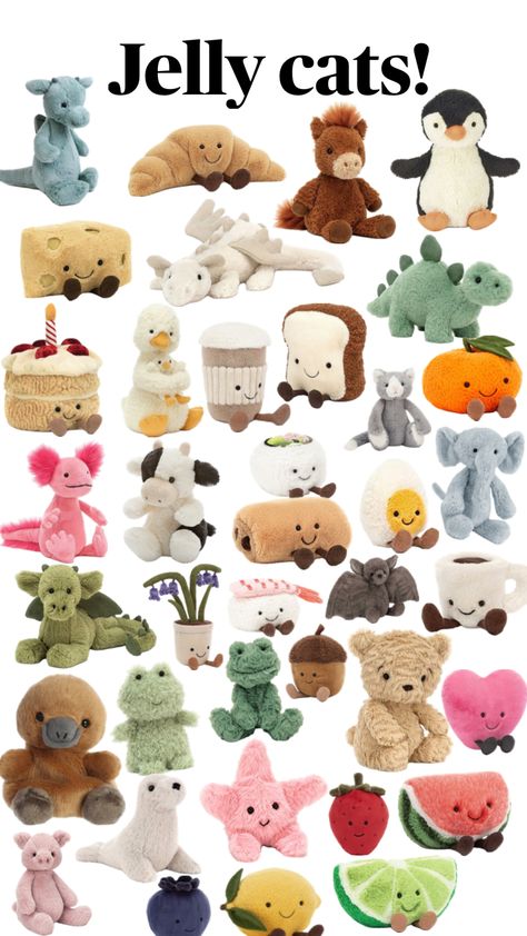 Super cute, stuffed animals that you need to add to your Christmas list #stuffedanimals #jellycats #cute #needs #wishlist #christmas #inspo Thing To Add To Your Christmas List, Things To Add On Your Christmas List, Things To Add To Christmas List, Cute Christmas List Ideas, Cutest Jellycat, Things To Add To Your Wishlist, Things To Add To Your Christmas List, Cute Christmas List, Jelly Cat Stuffed Animals