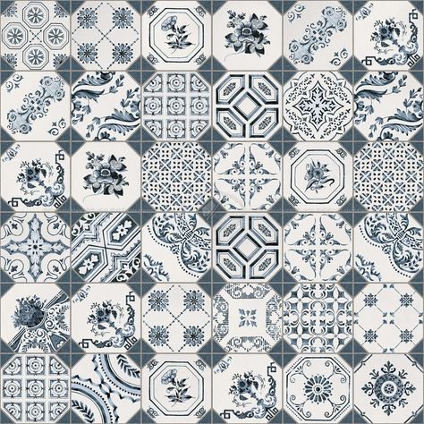 Ceramic patchwork tile texture seamless 21253 Ceramic Floor Tiles Texture, Kitchen Wall Tiles Texture, Kitchen Tile Texture, Folk Interior, Tile Texture Seamless, Ceramics Texture, Wall Tile Texture, Floor Tiles Texture, Textures Architecture